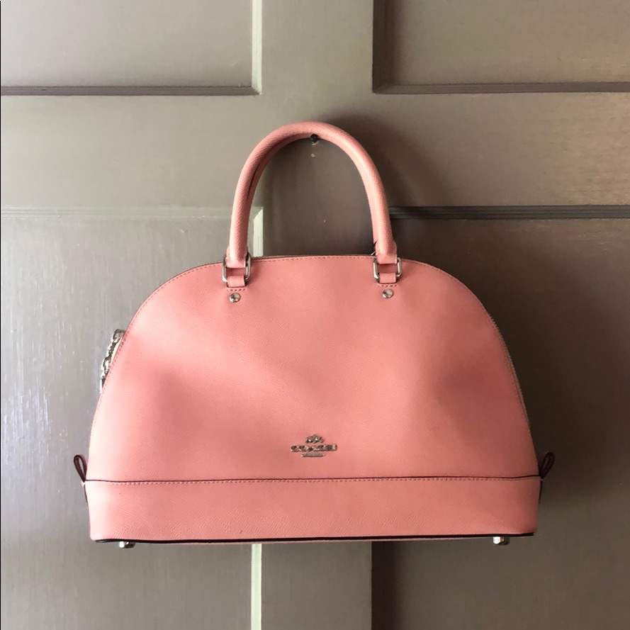 Coach Sierra Satchel F27590 Pink Top Handled Purse